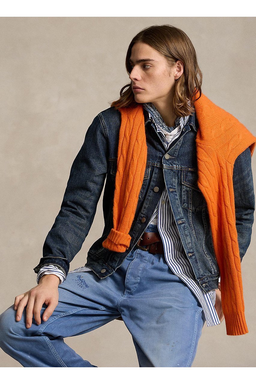 【ラルフローレン/RALPH LAUREN / MEN】の【MEN】【POLO RALPH LAUREN】フェイデッド デニム トラッカー ジャケット 人気、トレンドファッション・服の通販 founy(ファニー) 　ファッション　Fashion　メンズファッション　Fashion for Men　ジャケット　Jacket, Outerwear　デニム　Denim, Jeans Material　ポケット　Pocket, Pocket Detail　新作・新入荷　New Arrivals / New In　other-5|ID: prp329100004887380 ipo3291000000036492506