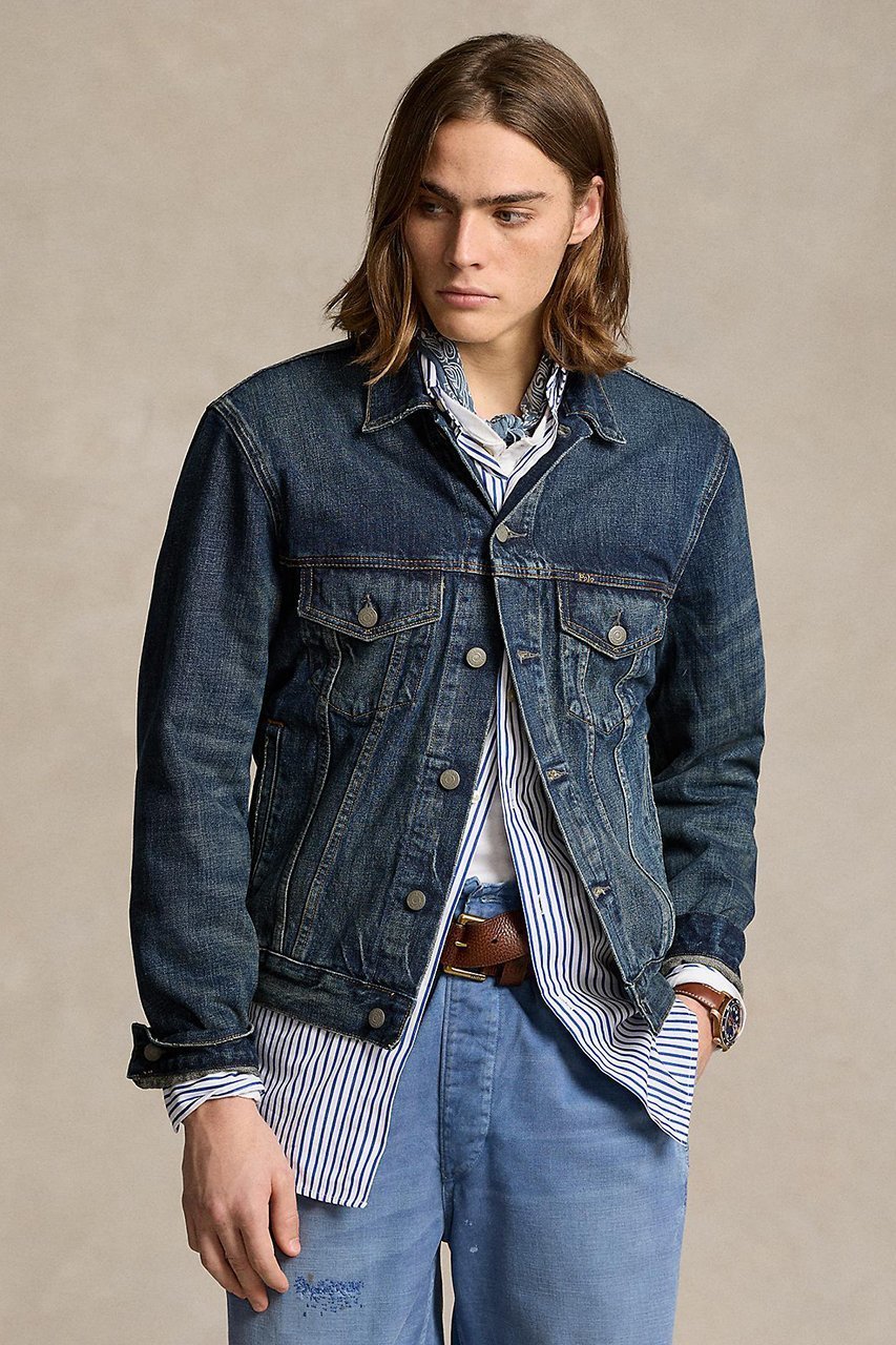 【ラルフローレン/RALPH LAUREN / MEN】の【MEN】【POLO RALPH LAUREN】フェイデッド デニム トラッカー ジャケット 人気、トレンドファッション・服の通販 founy(ファニー) 　ファッション　Fashion　メンズファッション　Fashion for Men　ジャケット　Jacket, Outerwear　デニム　Denim, Jeans Material　ポケット　Pocket, Pocket Detail　新作・新入荷　New Arrivals / New In　other-6|ID: prp329100004887380 ipo3291000000036492508