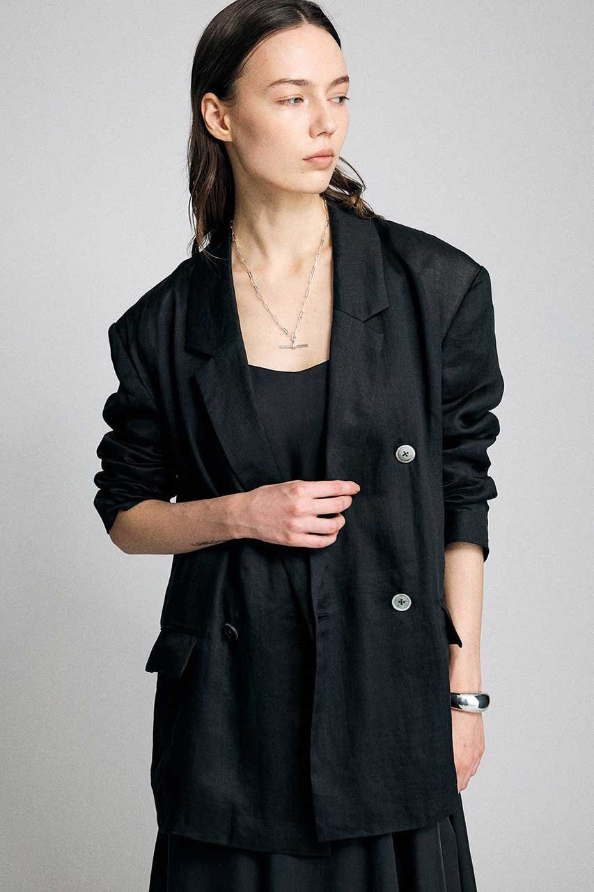 【ブリル/BRILL】のラミーツイルジャケット インテリア・キッズ・メンズ・レディースファッション・服の通販 founy(ファニー) 　ファッション　Fashion　レディースファッション　Fashion for Women　アウター　Coat / Outerwear Collection　レディースジャケット・軽アウター　Jackets　シアー　Sheer, See-Through　ジャケット　Jacket, Outerwear　エレガント 上品　Elegant　新作・新入荷　New Arrivals / New In　ブラック|ID: prp329100004887394 ipo3291000000036492602