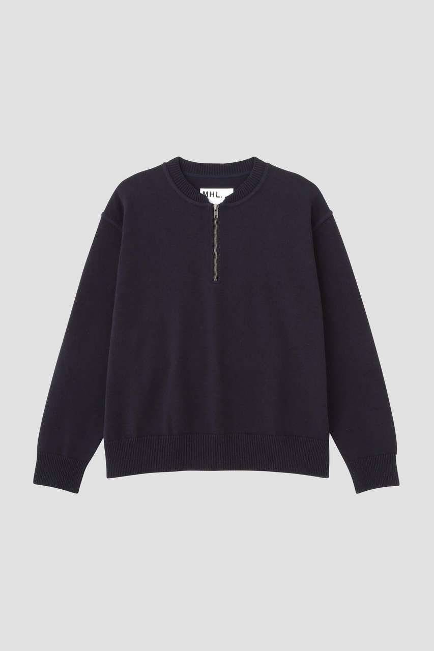 【その他のブランド/Other】のDENSE ECO PLATED COTTON KNITWEAR 人気、トレンドファッション・服の通販 founy(ファニー) 　ファッション　Fashion　レディースファッション　Fashion for Women　トップス・カットソー　Cut & Sew Tops　ニット　Knit Tops & Sweaters　カジュアルプルオーバー・ニットトップス　Pullovers & Knit Tops / Casual Pullovers　カッティング　Cutting Detail　スポーティ　Sporty, Casual Athletic　ミドル　Middle Length, Mid Height　ラウンド　Round, Round Neck　新作・新入荷　New Arrivals / New In　other-4|ID: prp329100004887405 ipo3291000000036492708