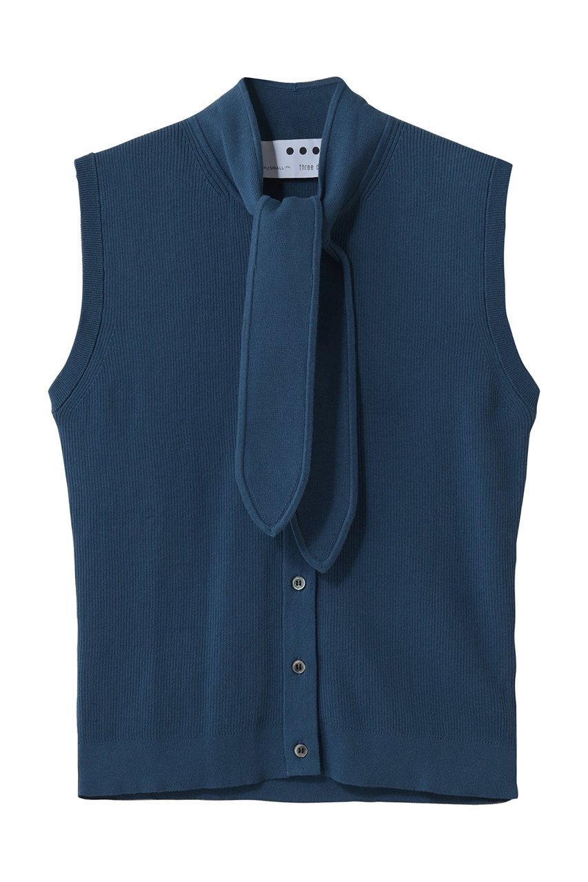 【スリー ドッツ/three dots】のサンディーコットン タイトップス インテリア・キッズ・メンズ・レディースファッション・服の通販 founy(ファニー) 　ファッション　Fashion　レディースファッション　Fashion for Women　トップス・カットソー　Cut & Sew Tops　ニット　Knit Tops & Sweaters　カジュアルプルオーバー・ニットトップス　Pullovers & Knit Tops / Casual Pullovers　インナー　Innerwear　クラシカル　Classical, Vintage-Inspired　コンパクト　Compact, Small Size　ジャケット　Jacket, Outerwear　スラックス　Slacks, Dress Pants　バランス　Balance, Style Balance　フィット　Fit, Slim Fit　新作・新入荷　New Arrivals / New In　ブルー|ID: prp329100004887410 ipo3291000000036492750