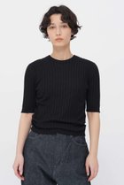 【マーガレットハウエル/MARGARET HOWELL】のFINE WOOL COTTON KNITWEAR ブラック|ID: prp329100004887412 ipo3291000000036492761
