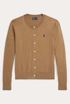 【ラルフローレン/RALPH LAUREN】の【POLO RALPH LAUREN】コットン クルーネック カーディガン キャメル|ID: prp329100004887418 ipo3291000000036492806