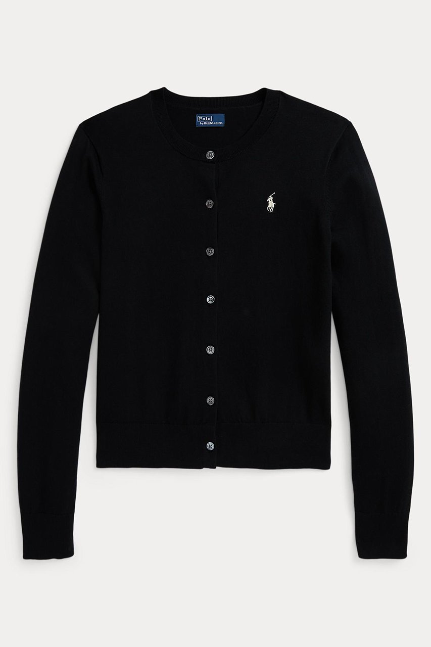 【ラルフローレン/RALPH LAUREN】の【POLO RALPH LAUREN】コットン クルーネック カーディガン 人気、トレンドファッション・服の通販 founy(ファニー) 　ファッション　Fashion　レディースファッション　Fashion for Women　トップス・カットソー　Cut & Sew Tops　ニット　Knit Tops & Sweaters　カーディガン・羽織り　Layered Style Cardigans　なめらか　Smooth, Silky Texture　カフス　Cuff Design　カーディガン　Cardigan, Knitwear　シンプル　Simple, Minimal　スリム　Slim, Slim Fit　フィット　Fit, Slim Fit　ベーシック　Basic, Essential　エレガント 上品　Elegant　新作・新入荷　New Arrivals / New In　 other-1|ID: prp329100004887419 ipo3291000000036492801
