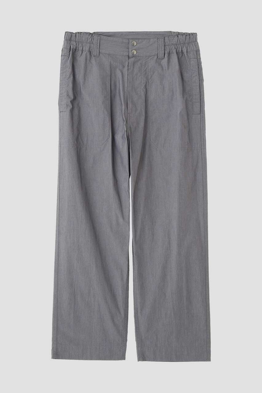 【その他のブランド/Other】のSUPERLIGHT COTTON NYLON TROUSERS 人気、トレンドファッション・服の通販 founy(ファニー) 　ファッション　Fashion　レディースファッション　Fashion for Women　パンツ　Pants & Trousers　シャンブレー　Chambray, Denim-Like Fabric　シャーリング　Shirring, Ruched　ストレート　Straight, Straight Cut　スポーティ　Sporty, Casual Athletic　パッチ　Patch, Appliqué　フラップ　Flap, Flap Pocket　フロント　Front, Front Design　ポケット　Pocket, Pocket Detail　リラックス　Relax, Relaxed Fit　ワイド　Wide, Wide Fit　ワッシャー　Washer, Crinkled Finish　新作・新入荷　New Arrivals / New In　other-4|ID: prp329100004887422 ipo3291000000036492850