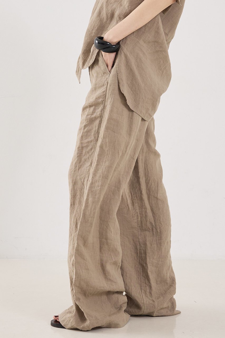 【ザ ストア バイ シー/THE STORE by C】の【COCUCA】リネンペアリングパンツ 人気、トレンドファッション・服の通販 founy(ファニー) 　ファッション　Fashion　レディースファッション　Fashion for Women　パンツ　Pants & Trousers　ジュエリー　Jewelry, Accessories　セットアップ　Set-Up, Coordinated Outfit　パイピング　Piping, Trim Design　リゾート　Resort, Vacation Style　リネン　Linen, Linen Fabric　リラックス　Relax, Relaxed Fit　おすすめ　Recommended / Our Picks　新作・新入荷　New Arrivals / New In　other-2|ID: prp329100004887428 ipo3291000000036492882