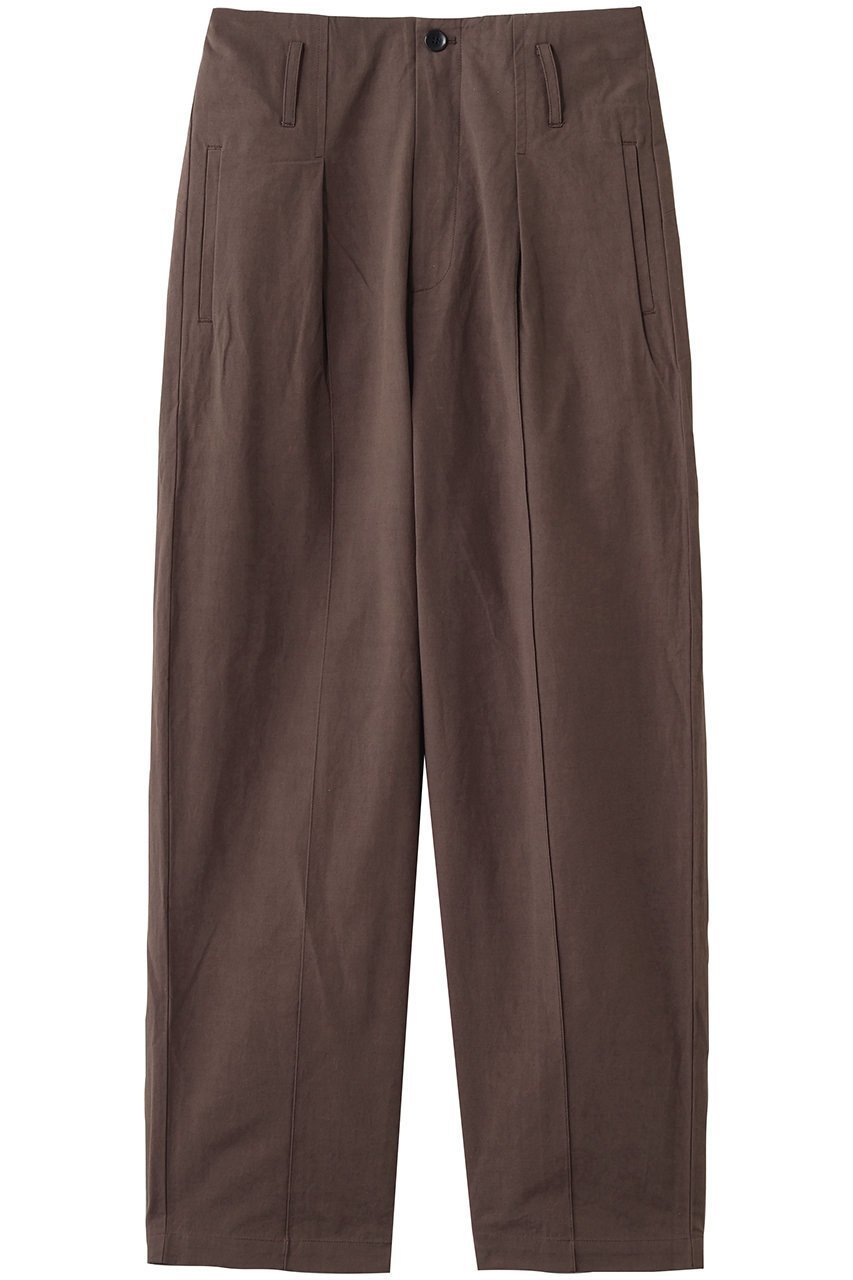 【スリー ドッツ/three dots】のデザート ウェザーパンツ インテリア・キッズ・メンズ・レディースファッション・服の通販 founy(ファニー) 　ファッション　Fashion　レディースファッション　Fashion for Women　パンツ　Pants & Trousers　デザート　Dessert, Sweet Treat　ポケット　Pocket, Pocket Detail　リネン　Linen, Linen Fabric　新作・新入荷　New Arrivals / New In　ブラウン|ID: prp329100004887430 ipo3291000000036492896