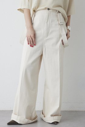 【ウィムガゼット/Whim Gazette】のサスペンダーチノパンツ 人気、トレンドファッション・服の通販 founy(ファニー) ファッション Fashion レディースファッション Fashion for Women パンツ Pants & Trousers おすすめ Recommended / Our Picks コンパクト Compact, Small Size サスペンダー Suspenders, Braces バランス Balance, Style Balance ワイド Wide, Wide Fit 定番 Standard, Basic Item 新作・新入荷 New Arrivals / New In |ID:prp329100004887432