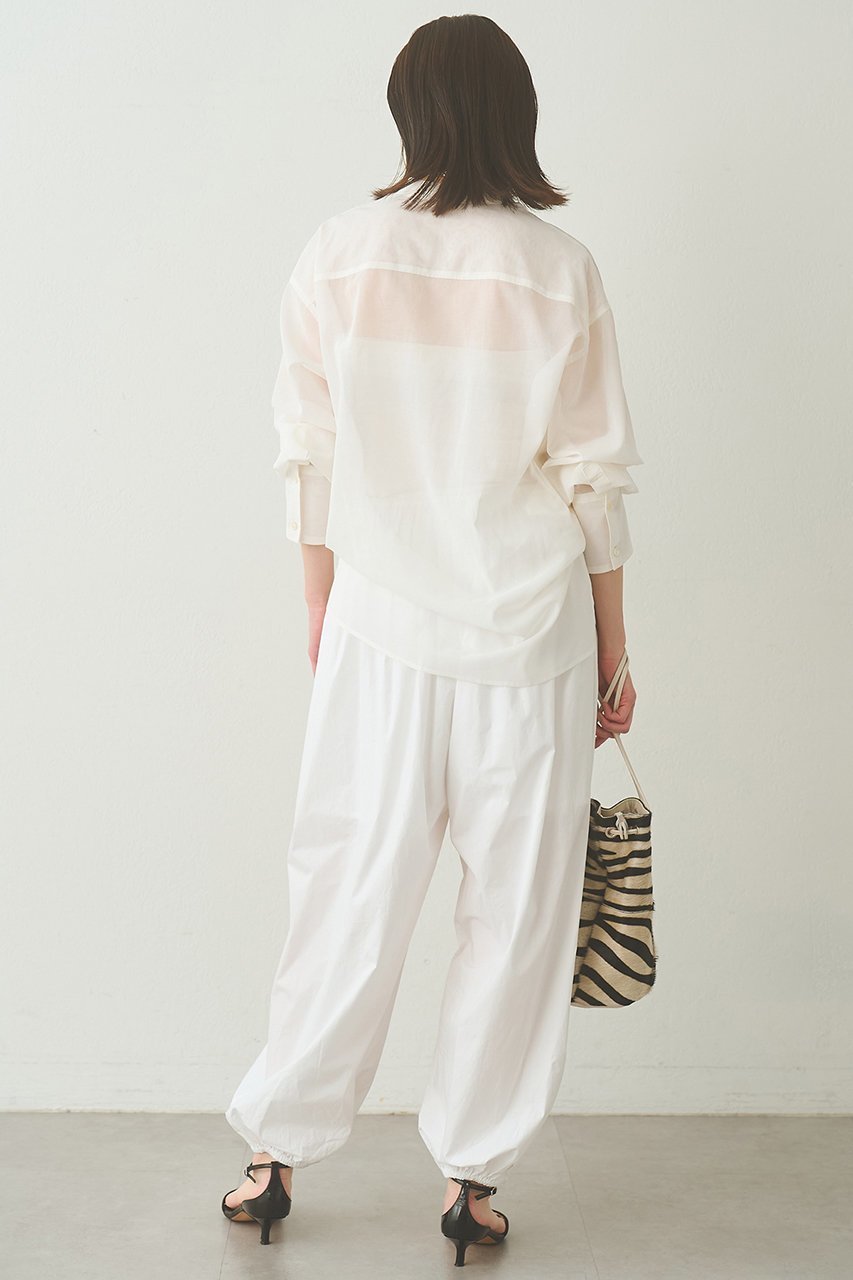 【ウィムガゼット/Whim Gazette】のタイプライターバレルパンツ 人気、トレンドファッション・服の通販 founy(ファニー) 　ファッション　Fashion　レディースファッション　Fashion for Women　パンツ　Pants & Trousers　おすすめ　Recommended / Our Picks　カッティング　Cutting Detail　ギャザー　Gathered, Ruffled　コーティング　Coating, Coated Finish　セットアップ　Set-Up, Coordinated Outfit　タイプライター　Typewriter Fabric, Crisp Cotton　トレンド　Trend, Trending Now　バルーン　Balloon, Balloon Silhouette　ペーパー　Paper, Kraft Paper　エレガント 上品　Elegant　新作・新入荷　New Arrivals / New In　other-3|ID: prp329100004887433 ipo3291000000036492923