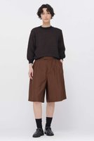 【マーガレットハウエル/MARGARET HOWELL】のMATT SILK TROUSERS 人気、トレンドファッション・服の通販 founy(ファニー) ファッション Fashion レディースファッション Fashion for Women パンツ Pants & Trousers ショートパンツ・ハーフパンツ High-Waisted & Relaxed Shorts ショーツ Shorts, Short Pants ショート Short, Short Length シルク Silk, 100% Silk ダブル Double, Double-Breasted バランス Balance, Style Balance フロント Front, Front Design プリーツ Pleats, Pleated 吸水 Absorbent, Quick-Dry 新作・新入荷 New Arrivals / New In |ID:prp329100004887437