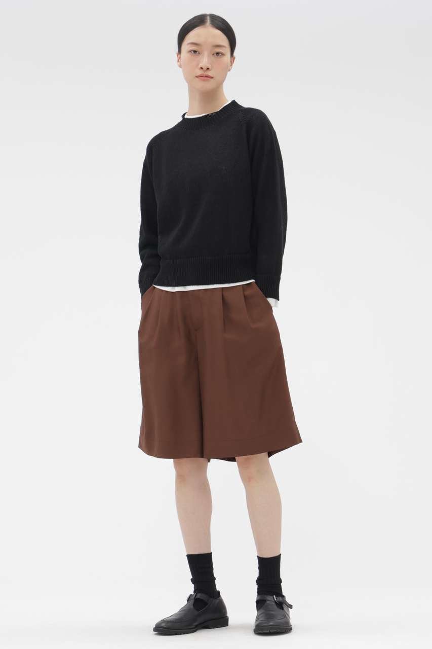 【マーガレットハウエル/MARGARET HOWELL】のMATT SILK TROUSERS 人気、トレンドファッション・服の通販 founy(ファニー) 　ファッション　Fashion　レディースファッション　Fashion for Women　パンツ　Pants & Trousers　ショートパンツ・ハーフパンツ　High-Waisted & Relaxed Shorts　ショーツ　Shorts, Short Pants　ショート　Short, Short Length　シルク　Silk, 100% Silk　ダブル　Double, Double-Breasted　バランス　Balance, Style Balance　フロント　Front, Front Design　プリーツ　Pleats, Pleated　吸水　Absorbent, Quick-Dry　新作・新入荷　New Arrivals / New In　other-3|ID: prp329100004887437 ipo3291000000036492948