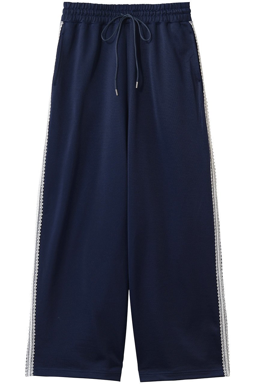 【ミュベール/MUVEIL】のサイドレース裏毛パンツ 人気、トレンドファッション・服の通販 founy(ファニー) 　ファッション　Fashion　レディースファッション　Fashion for Women　パンツ　Pants & Trousers　おすすめ　Recommended / Our Picks　エレガント 上品　Elegant　サテン　Satin, Glossy Fabric　セットアップ　Set-Up, Coordinated Outfit　リラックス　Relax, Relaxed Fit　レース　Lace, Lace Fabric　新作・新入荷　New Arrivals / New In　 other-1|ID: prp329100004887442 ipo3291000000036492975