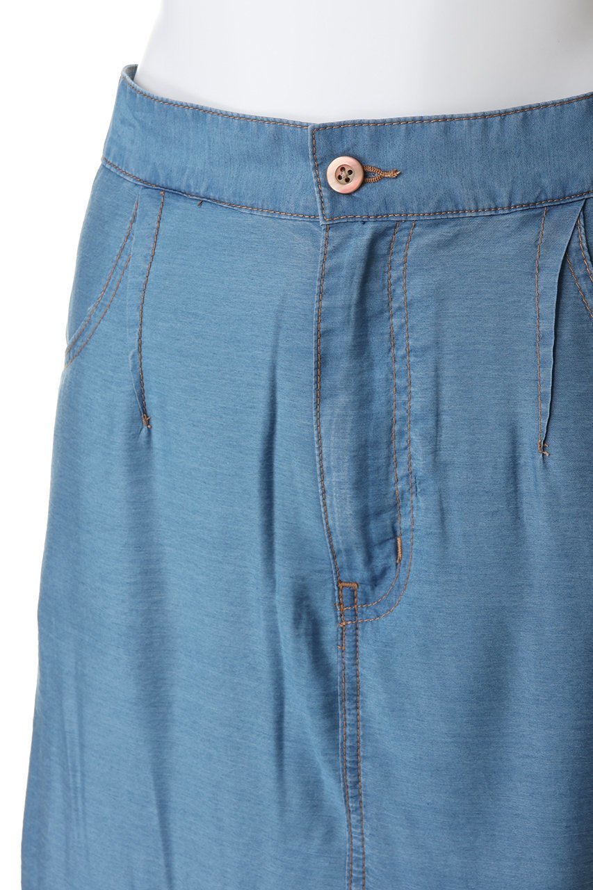 【スリー ドッツ/three dots】のシアー デニムスカート 人気、トレンドファッション・服の通販 founy(ファニー) 　ファッション　Fashion　レディースファッション　Fashion for Women　スカート　Skirts　デニムスカート・カジュアルスカート　Denim Skirts　ロングスカート　Long Skirts / Maxi & Midi Skirts　クロップド　Cropped, Short Length　シアー　Sheer, See-Through　デニム　Denim, Jeans Material　フレア　Flare, Flared　ロング　Long, Long-Length　新作・新入荷　New Arrivals / New In　other-5|ID: prp329100004887452 ipo3291000000036493043