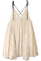 【プランク プロジェクト/PRANK PROJECT】のシークインジャガードボリュームキャミドレス / Sequin Jacquard Volume Cami Dress 人気、トレンドファッション・服の通販 founy(ファニー) ファッション Fashion レディースファッション Fashion for Women ワンピース Dresses フォーマル・パーティードレス・結婚式用ドレス Elegant & Casual Dresses チュニック Tunic Tops & Dresses おすすめ Recommended / Our Picks カッティング Cutting Detail ギャザー Gathered, Ruffled チュニック Tunic, Long Top ラップ Wrap, Wrap Design リラックス Relax, Relaxed Fit thumbnail WHT(ホワイト)|ID: prp329100004887597 ipo3291000000036495393