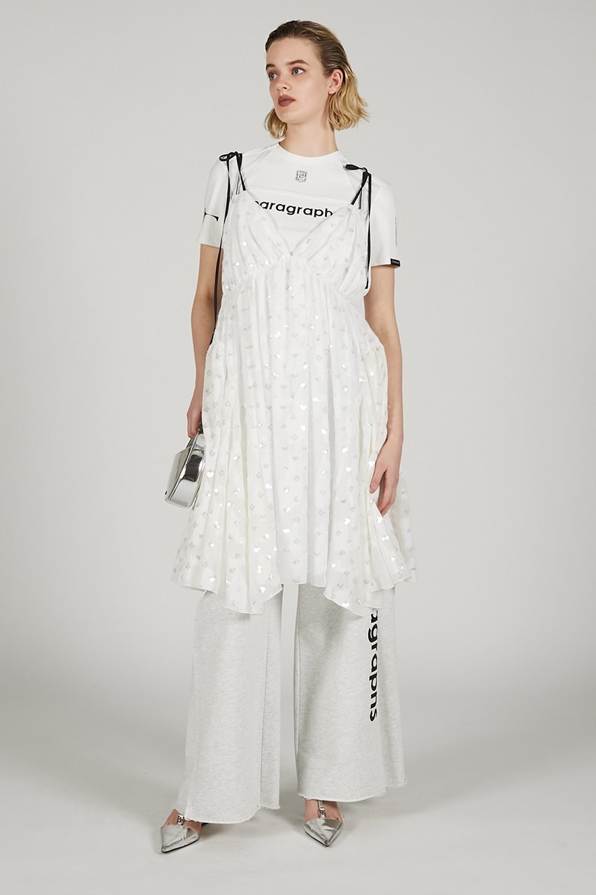 【プランク プロジェクト/PRANK PROJECT】のシークインジャガードボリュームキャミドレス / Sequin Jacquard Volume Cami Dress 人気、トレンドファッション・服の通販 founy(ファニー) 　ファッション　Fashion　レディースファッション　Fashion for Women　ワンピース　Dresses　フォーマル・パーティードレス・結婚式用ドレス　Elegant & Casual Dresses　チュニック　Tunic Tops & Dresses　おすすめ　Recommended / Our Picks　カッティング　Cutting Detail　ギャザー　Gathered, Ruffled　チュニック　Tunic, Long Top　ラップ　Wrap, Wrap Design　リラックス　Relax, Relaxed Fit　other-6|ID: prp329100004887597 ipo3291000000036495398