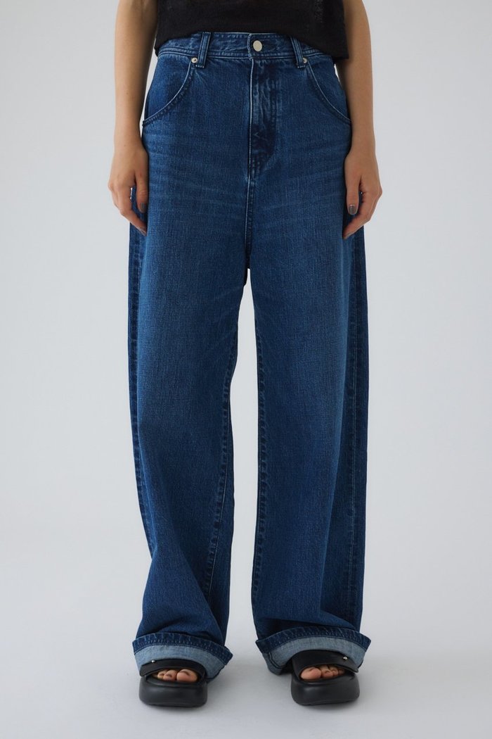 【リムアーク/RIM.ARK】のMiddle straight blue denim/デニム インテリア・キッズ・メンズ・レディースファッション・服の通販 founy(ファニー) https://founy.com/ ファッション Fashion レディースファッション Fashion for Women パンツ Pants & Trousers デニムパンツ・ジーンズ・美脚デニム Denim Jeans & Pants シンプル Simple, Minimal スタンダード Standard, Basic デニム Denim, Jeans Material ワイド Wide, Wide Fit |ID: prp329100004887599 ipo3291000000036884648