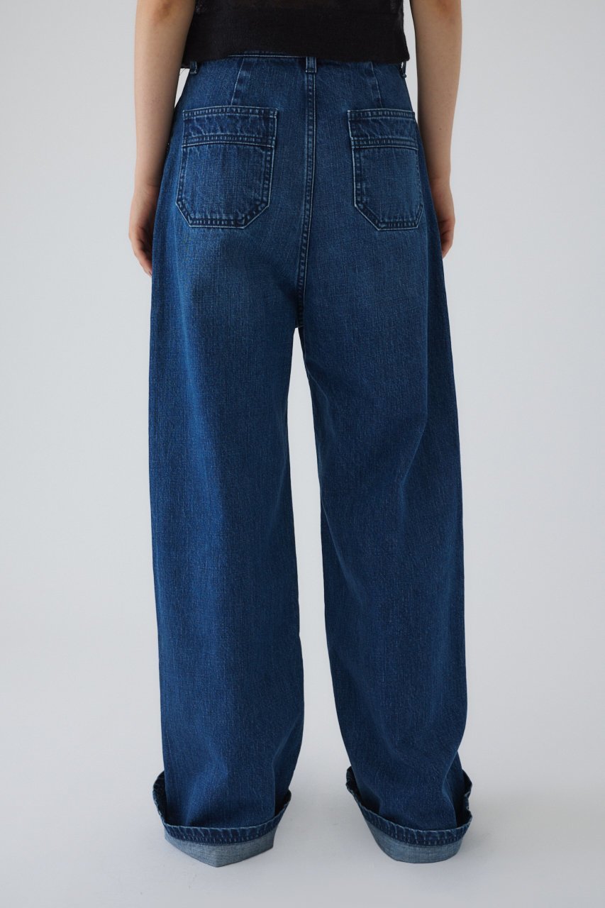 【リムアーク/RIM.ARK】のMiddle straight blue denim/デニム 大人の最旬トレンドファッション＆コーディネート founy(ファウニー) 　ファッション　Fashion　レディースファッション　Fashion for Women　パンツ　Pants & Trousers　デニムパンツ・ジーンズ・美脚デニム　Denim Jeans & Pants　シンプル　Simple, Minimal　スタンダード　Standard, Basic　デニム　Denim, Jeans Material　ワイド　Wide, Wide Fit　other-2|ID: prp329100004887599 ipo3291000000036884650