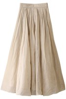 【マリリンムーン/MARILYN MOON】のタックテクニックシアーコットンスカート 人気、トレンドファッション・服の通販 founy(ファニー) ファッション Fashion レディースファッション Fashion for Women スカート Skirts ロングスカート Long Skirts / Maxi & Midi Skirts インド Indian Textile カットソー Cut and Sewn Top ギャザー Gathered, Ruffled シアー Sheer, See-Through シンプル Simple, Minimal ボトム Bottoms, Lower Wear ロング Long, Long-Length 人気 Popular, Best Seller |ID:prp329100004887601