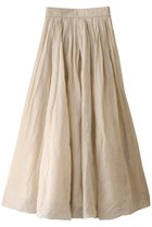 【マリリンムーン/MARILYN MOON】のタックテクニックシアーコットンスカート グレイッシュアイボリー|ID: prp329100004887601 ipo3291000000036922008