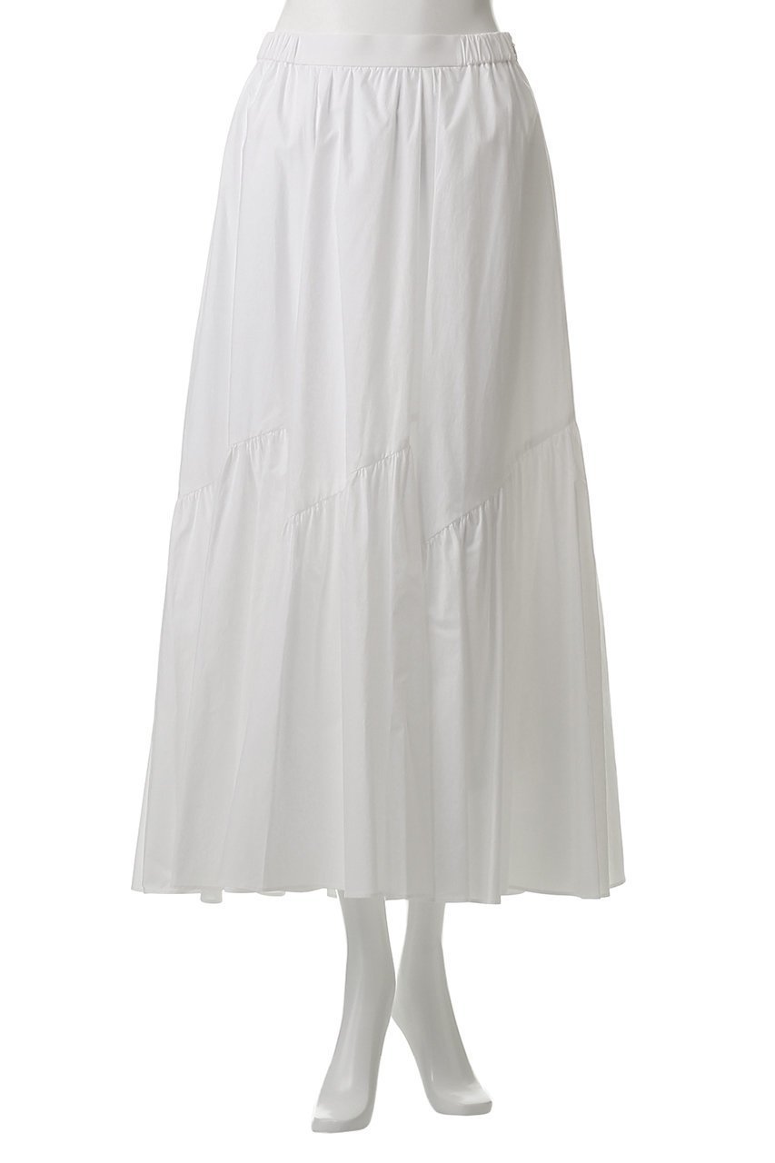 【アルアバイル/allureville】のタイプライターバイヤススカート A 人気、トレンドファッション・服の通販 founy(ファニー) 　ファッション　Fashion　レディースファッション　Fashion for Women　スカート　Skirts　ロングスカート　Long Skirts / Maxi & Midi Skirts　タイプライター　Typewriter Fabric, Crisp Cotton　フレア　Flare, Flared　ロング　Long, Long-Length　エレガント 上品　Elegant　other-2|ID: prp329100004887603 ipo3291000000036495493