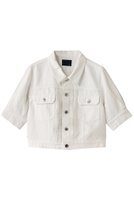 【アドーア/ADORE】の【SERGE】Gジャン ホワイト 人気、トレンドファッション・服の通販 founy(ファニー) ファッション Fashion レディースファッション Fashion for Women アウター Coat / Outerwear Collection レディースジャケット・軽アウター Jackets クロップド Cropped, Short Length シンプル Simple, Minimal ジャケット Jacket, Outerwear デニム Denim, Jeans Material トレンド Trend, Trending Now バランス Balance, Style Balance フィット Fit, Slim Fit |ID:prp329100004887604