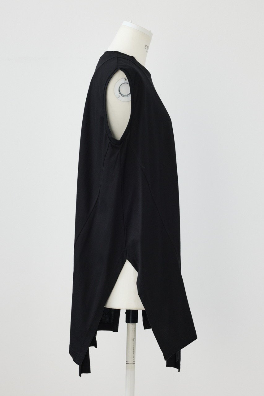 【エンフォルド/ENFOLD】のBIAS-SLIT TANK-TOP/タンクトップ 人気、トレンドファッション・服の通販 founy(ファニー) 　ファッション　Fashion　レディースファッション　Fashion for Women　トップス・カットソー　Cut & Sew Tops　キャミソール&ノースリーブ　Camisoles & Sleeveless Tops　シャツ・ブラウス・オフィスカジュアル　Elegant Blouses & Button-Ups　ロングTシャツ・Tシャツ　Longline T-Shirts & Tees　カットソー・ベーシックTシャツ　Cut-and-Sewn Tops / Stretch Tees & Basics　カーディガン　Cardigan, Knitwear　キャミソール　Camisole, Spaghetti Strap Top　スリット　Slit, Slit Detail　タンク　Tank Top, Sleeveless Top　バイアス　Bias, Diagonal Cut　ランダム　Random, Irregular　切替　Switching, Contrast Panel　other-4|ID: prp329100004887608 ipo3291000000036495531