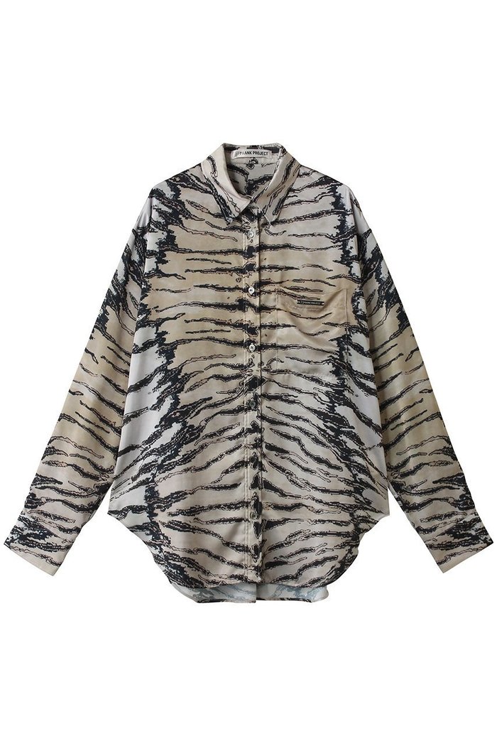 【プランク プロジェクト/PRANK PROJECT】のタイガープリントシャツ インテリア・キッズ・メンズ・レディースファッション・服の通販 founy(ファニー) https://founy.com/ ファッション Fashion レディースファッション Fashion for Women トップス・カットソー Cut & Sew Tops シャツ・ブラウス・オフィスカジュアル Elegant Blouses & Button-Ups おすすめ Recommended / Our Picks とろみ Fluid, Flowy Fabric サテン Satin, Glossy Fabric ジャケット Jacket, Outerwear スリーブ Sleeve, Long Sleeve / Short Sleeve プリント Print, Printed Pattern ロング Long, Long-Length 羽織 Haori, Light Jacket |ID: prp329100004887626 ipo3291000000036495850