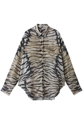 【プランク プロジェクト/PRANK PROJECT】のタイガープリントシャツ 人気、トレンドファッション・服の通販 founy(ファニー) ファッション Fashion レディースファッション Fashion for Women トップス・カットソー Cut & Sew Tops シャツ・ブラウス・オフィスカジュアル Elegant Blouses & Button-Ups おすすめ Recommended / Our Picks とろみ Fluid, Flowy Fabric サテン Satin, Glossy Fabric ジャケット Jacket, Outerwear スリーブ Sleeve, Long Sleeve / Short Sleeve プリント Print, Printed Pattern ロング Long, Long-Length 羽織 Haori, Light Jacket |ID:prp329100004887626
