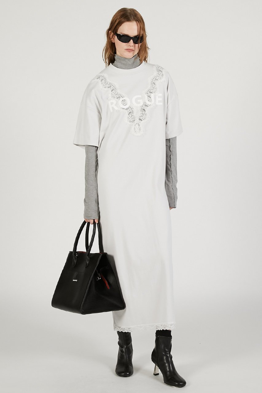 【プランク プロジェクト/PRANK PROJECT】のROGUEマキシワンピース 人気、トレンドファッション・服の通販 founy(ファニー) 　ファッション　Fashion　レディースファッション　Fashion for Women　ワンピース　Dresses　チュニック　Tunic Tops & Dresses　マキシ丈ワンピース・ロングドレス　Maxi Dresses / Long One-Pieces　ジャケット　Jacket, Outerwear　チュニック　Tunic, Long Top　デニム　Denim, Jeans Material　ピーチ　Peach, Soft Touch　ブルゾン　Blouson, Bomber Jacket　プリント　Print, Printed Pattern　ポケット　Pocket, Pocket Detail　マキシ　Maxi, Full Length　レース　Lace, Lace Fabric　ロング　Long, Long-Length　再入荷　Restock / Back in Stock　other-7|ID: prp329100004887627 ipo3291000000036495867