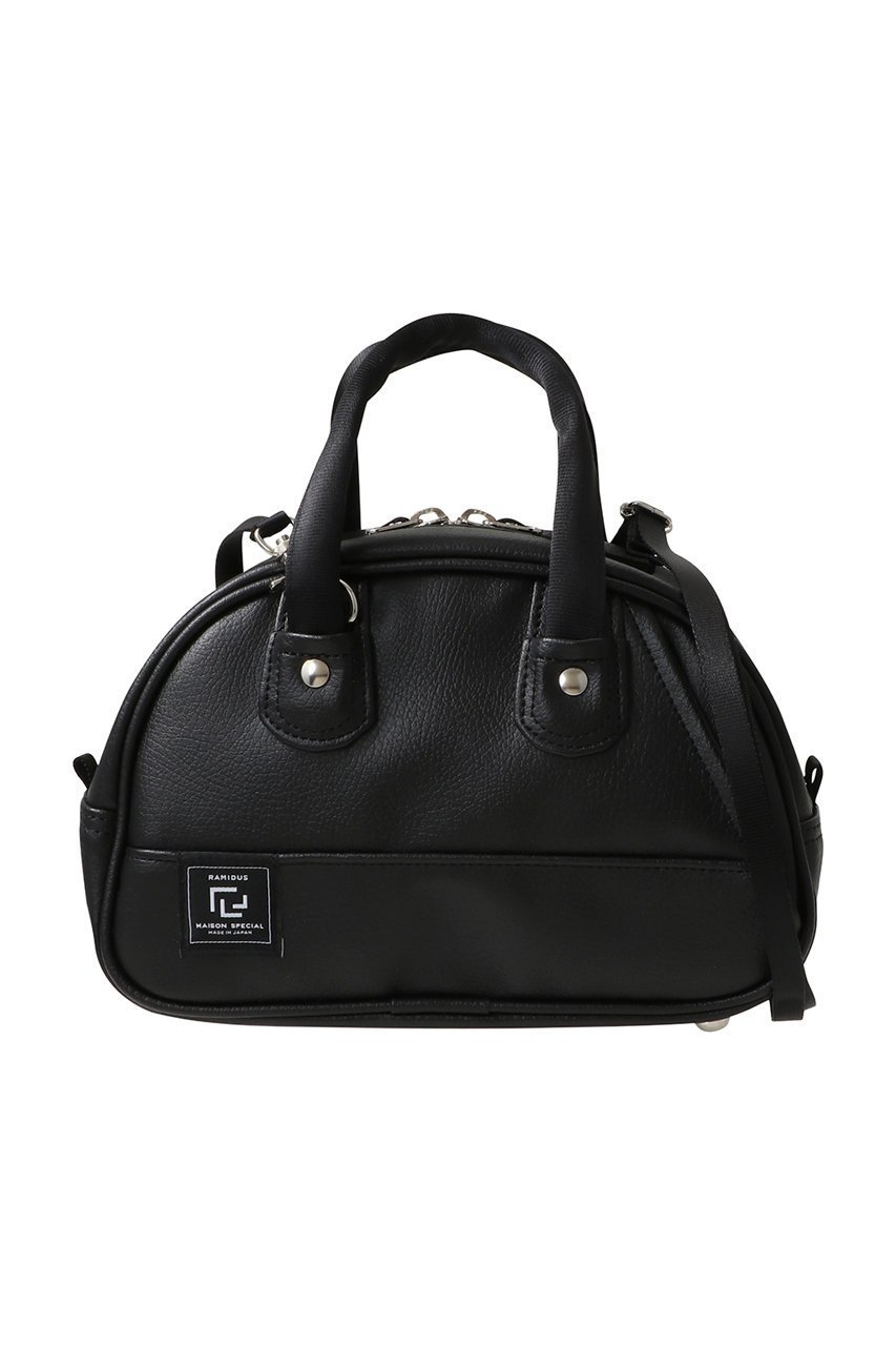 【メゾンスペシャル/MAISON SPECIAL】の【UNISEX】【RAMIDUS】Collaboration 2WAY BOSTON BAG (XS) インテリア・キッズ・メンズ・レディースファッション・服の通販 founy(ファニー) 　ファッション　Fashion　レディースファッション　Fashion for Women　ユニセックス　Unisex, Genderless　クラシカル　Classical, Vintage-Inspired　ショルダー　Shoulder, Shoulder Strap　ボストンバッグ　Boston Bag, Retro Bag　ラップ　Wrap, Wrap Design　エレガント 上品　Elegant　再入荷　Restock / Back in Stock　軽量　Lightweight, Ultra Light　BLK(ブラック)|ID: prp329100004887636 ipo3291000000036495923