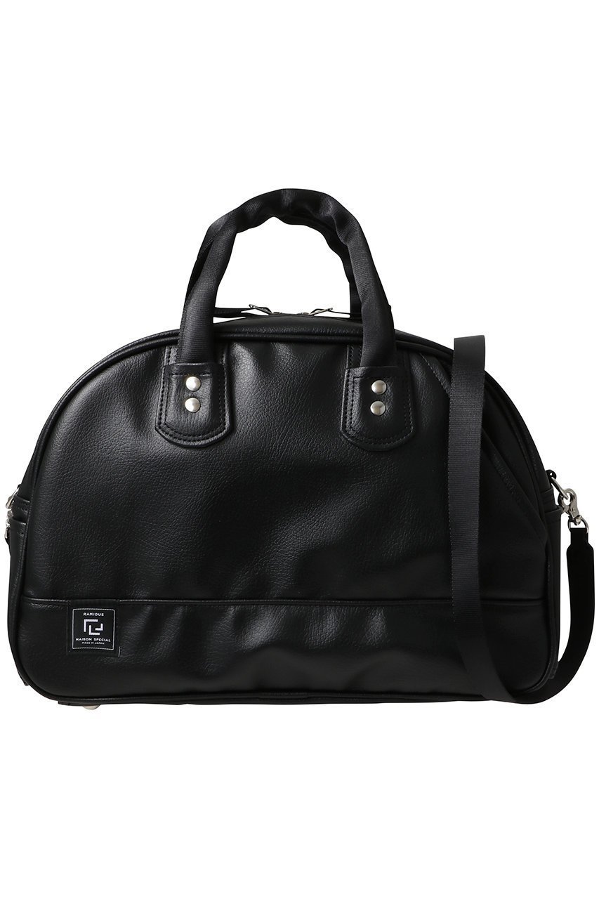 【メゾンスペシャル/MAISON SPECIAL】の【UNISEX】【RAMIDUS】Collaboration 2WAY BOSTON BAG (S) インテリア・キッズ・メンズ・レディースファッション・服の通販 founy(ファウニー) ファッション Fashion レディースファッション Fashion for Women ユニセックス Unisex, Genderless クラシック Classic, Timeless Style シルバー Silver, Metallic Silver スマート Smart, Elegant ボストンバッグ Boston Bag, Retro Bag ラップ Wrap, Wrap Design 軽量 Lightweight, Ultra Light BLK(ブラック)|ID: prp329100004887637 ipo3291000000036742936