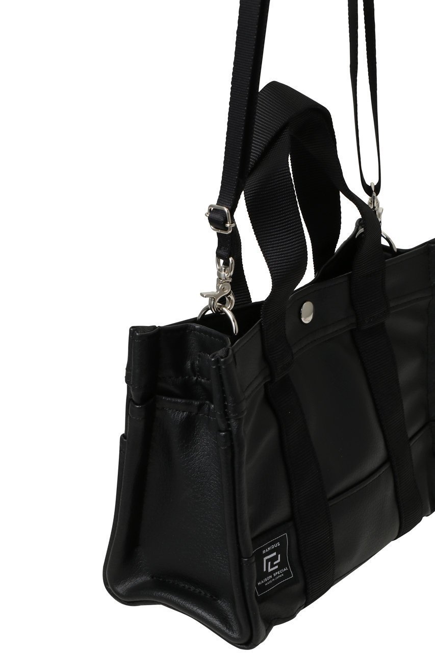 【メゾンスペシャル/MAISON SPECIAL】の【UNISEX】【RAMIDUS】Collaboration 2WAY TOTE BAG (XS) 人気、トレンドファッション・服の通販 founy(ファニー) 　ファッション　Fashion　レディースファッション　Fashion for Women　バッグ　Bags　ユニセックス　Unisex, Genderless　ボックス　Boxy, Box Shape　ラップ　Wrap, Wrap Design　リアル　Real, Realistic　軽量　Lightweight, Ultra Light　other-4|ID: prp329100004887638 ipo3291000000036495938