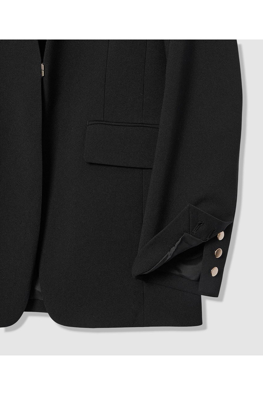 【アルアバイル/allureville】の【LOULOU WILLOUGHBY】ダブルクロスノーカラージャケット 人気、トレンドファッション・服の通販 founy(ファニー) 　ファッション　Fashion　レディースファッション　Fashion for Women　アウター　Coat / Outerwear Collection　レディースジャケット・軽アウター　Jackets　ノーカラージャケット / シンプル上品コーデ　Collarless Jackets　シンプル　Simple, Minimal　ジャケット　Jacket, Outerwear　ダブル　Double, Double-Breasted　フロント　Front, Front Design　エレガント 上品　Elegant　other-3|ID: prp329100004887643 ipo3291000000036495995