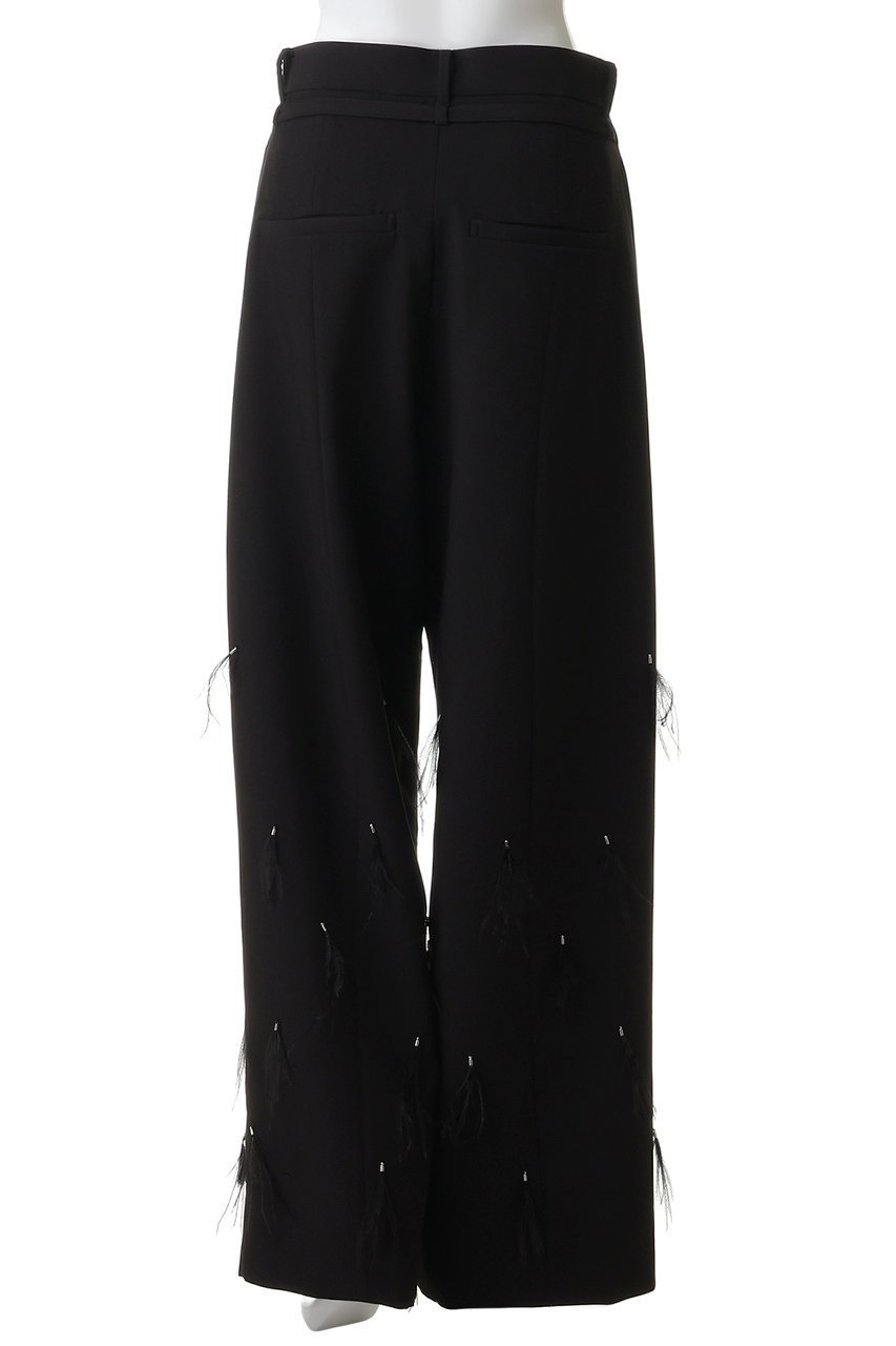 【メゾンスペシャル/MAISON SPECIAL】のFeather Tuck Pants/フェザータックパンツ 人気、トレンドファッション・服の通販 founy(ファニー) 　ファッション　Fashion　レディースファッション　Fashion for Women　パンツ　Pants & Trousers　フェザー　Feather, Feather Detail　ロング　Long, Long-Length　エレガント 上品　Elegant　other-4|ID: prp329100004887647 ipo3291000000036496107
