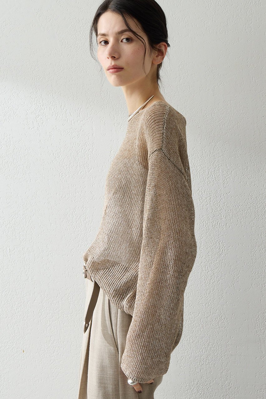 【ウィムガゼット/Whim Gazette】のボートメッシュニットプルオーバー 人気、トレンドファッション・服の通販 founy(ファニー) 　ファッション　Fashion　レディースファッション　Fashion for Women　トップス・カットソー　Cut & Sew Tops　ニット　Knit Tops & Sweaters　カジュアルプルオーバー・ニットトップス　Pullovers & Knit Tops / Casual Pullovers　シンプル　Simple, Minimal　フェミニン　Feminine, Girly　メッシュ　Mesh, Net Fabric　リラックス　Relax, Relaxed Fit　夏　Summer　other-3|ID: prp329100004887657 ipo3291000000036496296