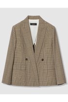 【アルアバイル/allureville】のポプリンチェックジャケット 大人の最旬トレンドファッション＆コーディネート founy(ファウニー) ファッション Fashion レディースファッション Fashion for Women アウター Coat / Outerwear Collection レディースジャケット・軽アウター Jackets インナー Innerwear クラシック Classic, Timeless Style ジャケット Jacket, Outerwear ストレート Straight, Straight Cut セットアップ Set-Up, Coordinated Outfit ダブル Double, Double-Breasted フォーマル Formal, Dressy フラップ Flap, Flap Pocket フロント Front, Front Design ボックス Boxy, Box Shape ポケット Pocket, Pocket Detail マニッシュ Mannish, Boyish thumbnail ブラウン系|ID: prp329100004887660 ipo3291000000036642427
