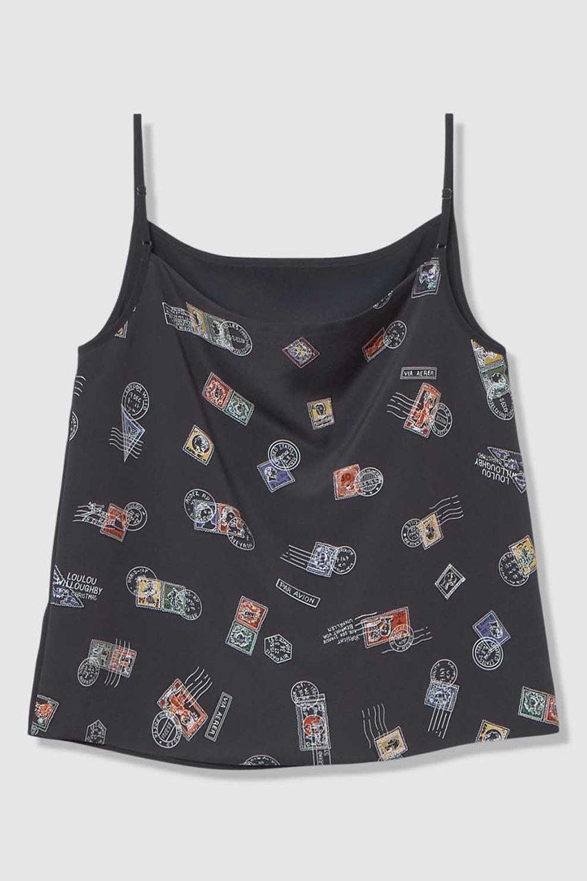 【アルアバイル/allureville】の【LOULOU WILLOUGHBY】レタープリントワンピース 人気、トレンドファッション・服の通販 founy(ファニー) 　ファッション　Fashion　レディースファッション　Fashion for Women　ワンピース　Dresses　チュニック　Tunic Tops & Dresses　おすすめ　Recommended / Our Picks　キャミソール　Camisole, Spaghetti Strap Top　チュニック　Tunic, Long Top　ドレープ　Drape, Draping Fabric　プリント　Print, Printed Pattern　モチーフ　Motif, Design Theme　ロング　Long, Long-Length　新作・新入荷　New Arrivals / New In　other-8|ID: prp329100004887661 ipo3291000000036496362