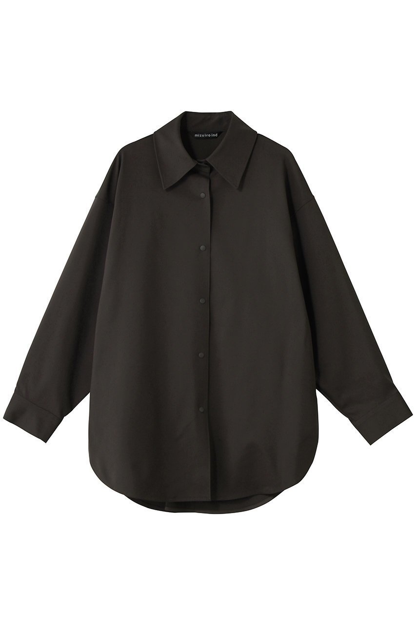 【ミズイロ インド/mizuiro ind】のdouble cloth wide shirt blouson ブルゾン インテリア・キッズ・メンズ・レディースファッション・服の通販 founy(ファウニー) 　ファッション　Fashion　レディースファッション　Fashion for Women　アウター　Coat / Outerwear Collection　レディースジャケット・軽アウター　Jackets　ブルゾンジャケット・スポーティアウター　Blouson Jackets　ジャケット　Jacket, Outerwear　ブルゾン　Blouson, Bomber Jacket　ヘムライン　Hemline, Bottom Cut　ミックス　Mix, Mixed Style　c.gray|ID: prp329100004887663 ipo3291000000036496375