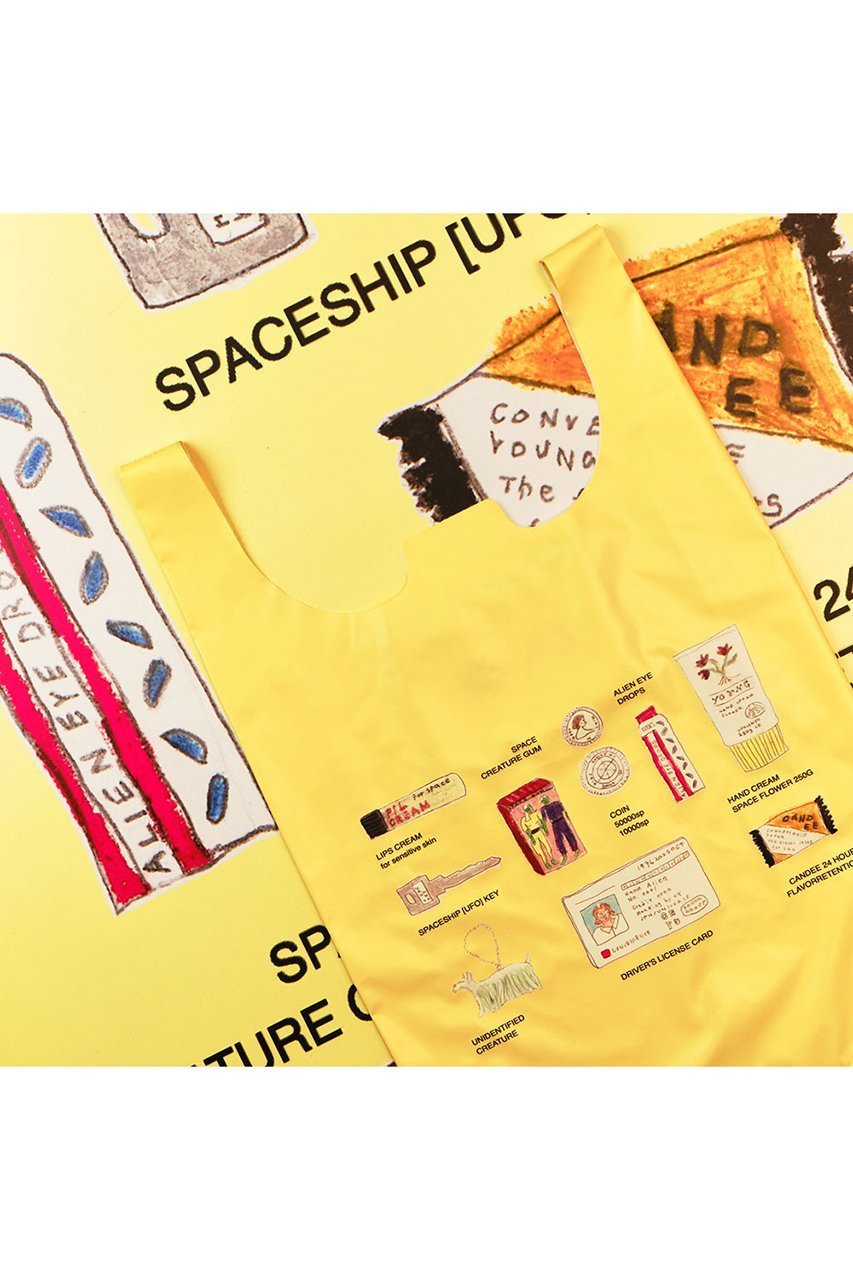 【エーシーン/A SCENE】の【CONVENIENCE YOUNG】ECO bag 人気、トレンドファッション・服の通販 founy(ファニー) 　ファッション　Fashion　レディースファッション　Fashion for Women　バッグ　Bags　グラフィック　Graphic, Graphic Design　コンパクト　Compact, Small Size　プリント　Print, Printed Pattern　ポーチ　Pouch, Small Case　定番　Standard, Basic Item　軽量　Lightweight, Ultra Light　other-7|ID: prp329100004887664 ipo3291000000036496401