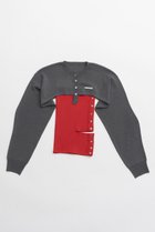 【プランク プロジェクト/PRANK PROJECT】のマルチウェイコンビニット / Multi-way Combination Knit 人気、トレンドファッション・服の通販 founy(ファニー) ファッション Fashion レディースファッション Fashion for Women トップス・カットソー Cut & Sew Tops ニット Knit Tops & Sweaters カーディガン・羽織り Layered Style Cardigans おすすめ Recommended / Our Picks インナー Innerwear カーディガン Cardigan, Knitwear コンビ Combo, Combination Style スリット Slit, Slit Detail ボレロ Bolero, Short Cardigan 夏 Summer thumbnail RED(レッド)|ID: prp329100004887673 ipo3291000000036496550