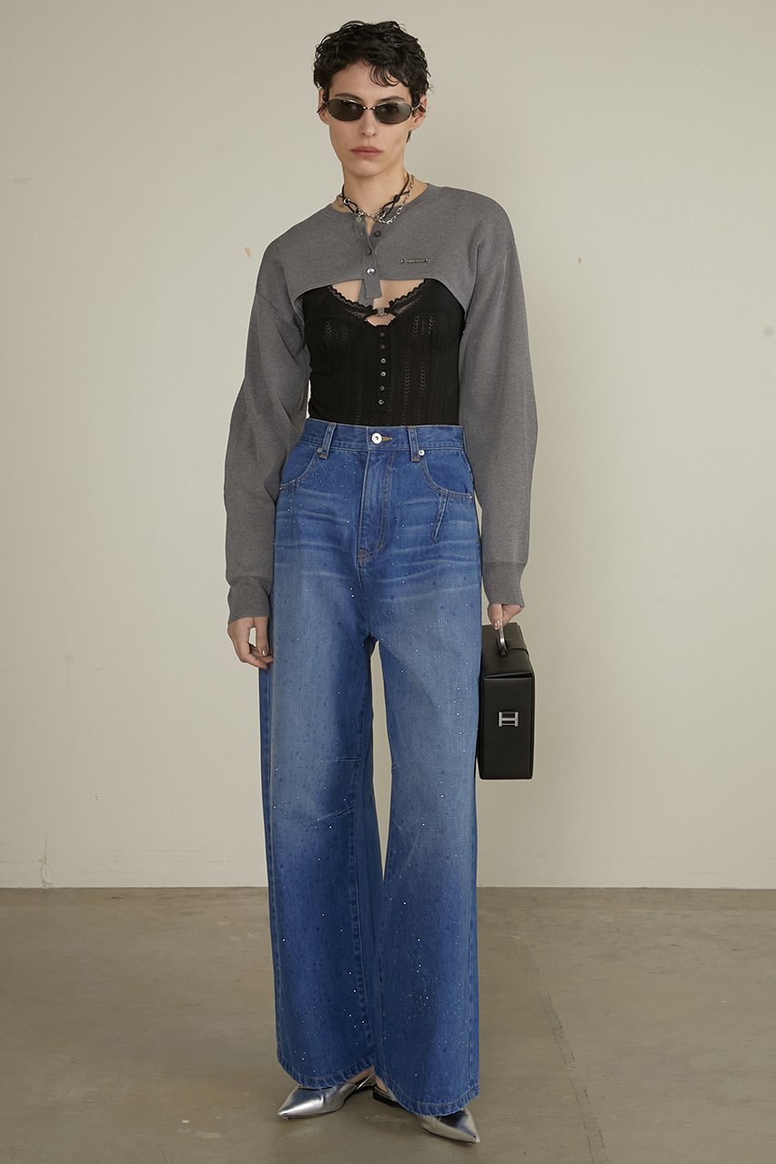 【プランク プロジェクト/PRANK PROJECT】のマルチウェイコンビニット / Multi-way Combination Knit 人気、トレンドファッション・服の通販 founy(ファニー) 　ファッション　Fashion　レディースファッション　Fashion for Women　トップス・カットソー　Cut & Sew Tops　ニット　Knit Tops & Sweaters　カーディガン・羽織り　Layered Style Cardigans　おすすめ　Recommended / Our Picks　インナー　Innerwear　カーディガン　Cardigan, Knitwear　コンビ　Combo, Combination Style　スリット　Slit, Slit Detail　ボレロ　Bolero, Short Cardigan　夏　Summer　other-5|ID: prp329100004887673 ipo3291000000036496554