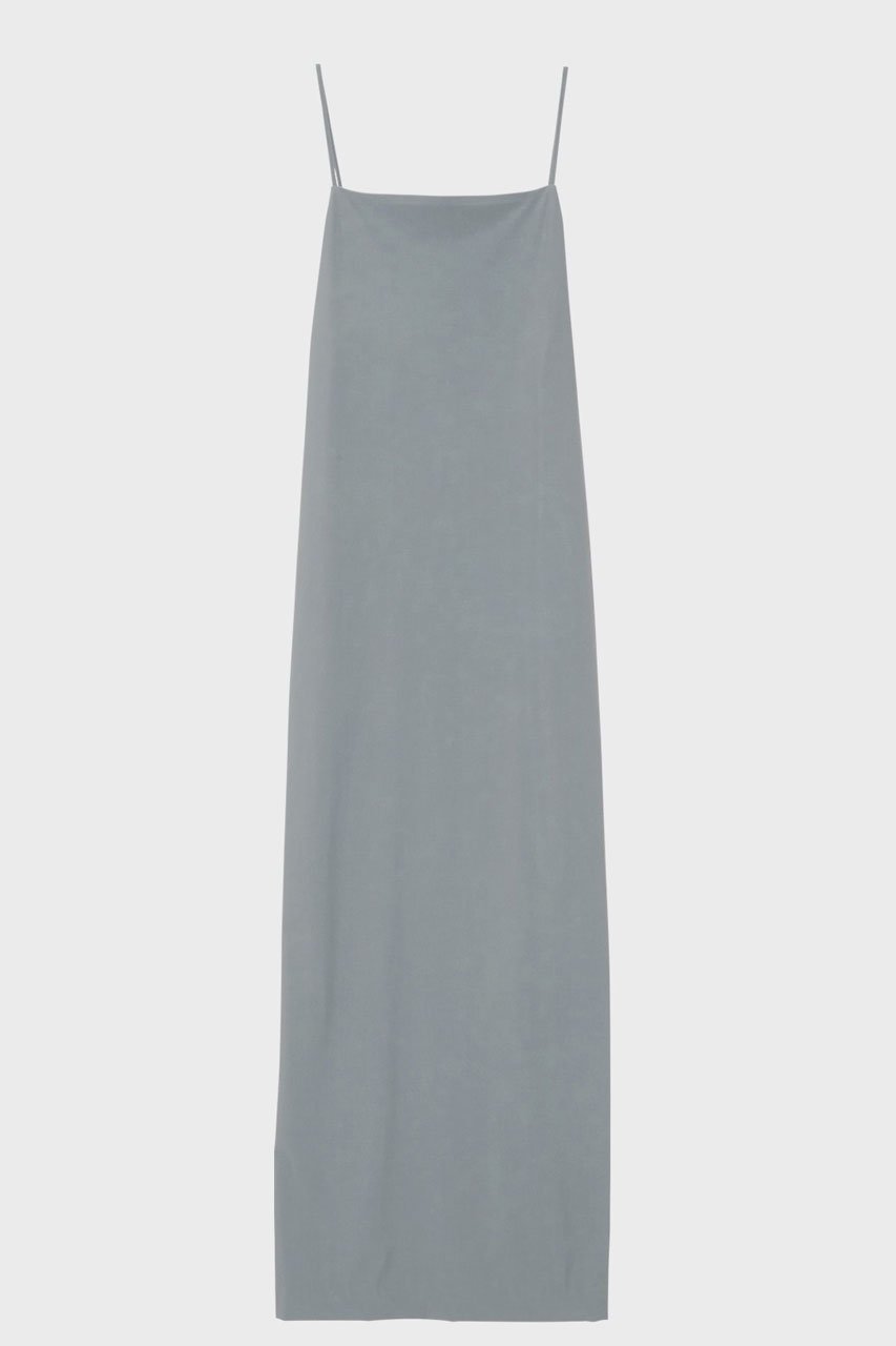 【スタニングルアー/STUNNING LURE】のスイムジャージーIラインワンピース インテリア・キッズ・メンズ・レディースファッション・服の通販 founy(ファニー) 　ファッション　Fashion　レディースファッション　Fashion for Women　ワンピース　Dresses　チュニック　Tunic Tops & Dresses　おすすめ　Recommended / Our Picks　イタリア　Italy　カーディガン　Cardigan, Knitwear　ジャケット　Jacket, Outerwear　ストレッチ　Stretch, Stretchy Fabric　タンク　Tank Top, Sleeveless Top　チュニック　Tunic, Long Top　デコルテ　Décolleté, Neckline　フロント　Front, Front Design　ロング　Long, Long-Length　夏　Summer　旅行　Travel　グレー|ID: prp329100004887683 ipo3291000000036496761