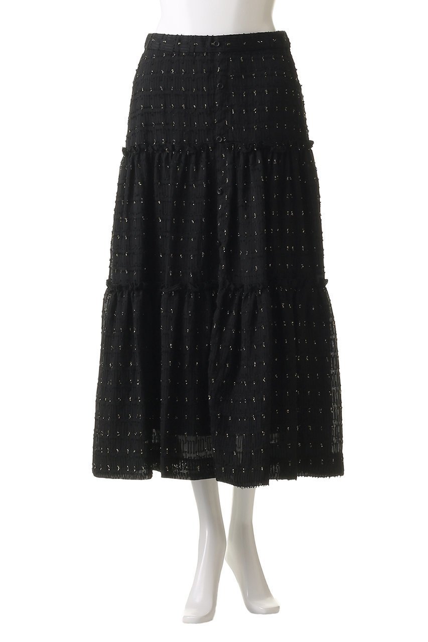 【コルコバード/CORCOVADO】のラメカットジャカードスカート 人気、トレンドファッション・服の通販 founy(ファニー) 　ファッション　Fashion　レディースファッション　Fashion for Women　スカート　Skirts　ダウン　Down, Puffer　ロング　Long, Long-Length　エレガント 上品　Elegant　other-2|ID: prp329100004887694 ipo3291000000036496915