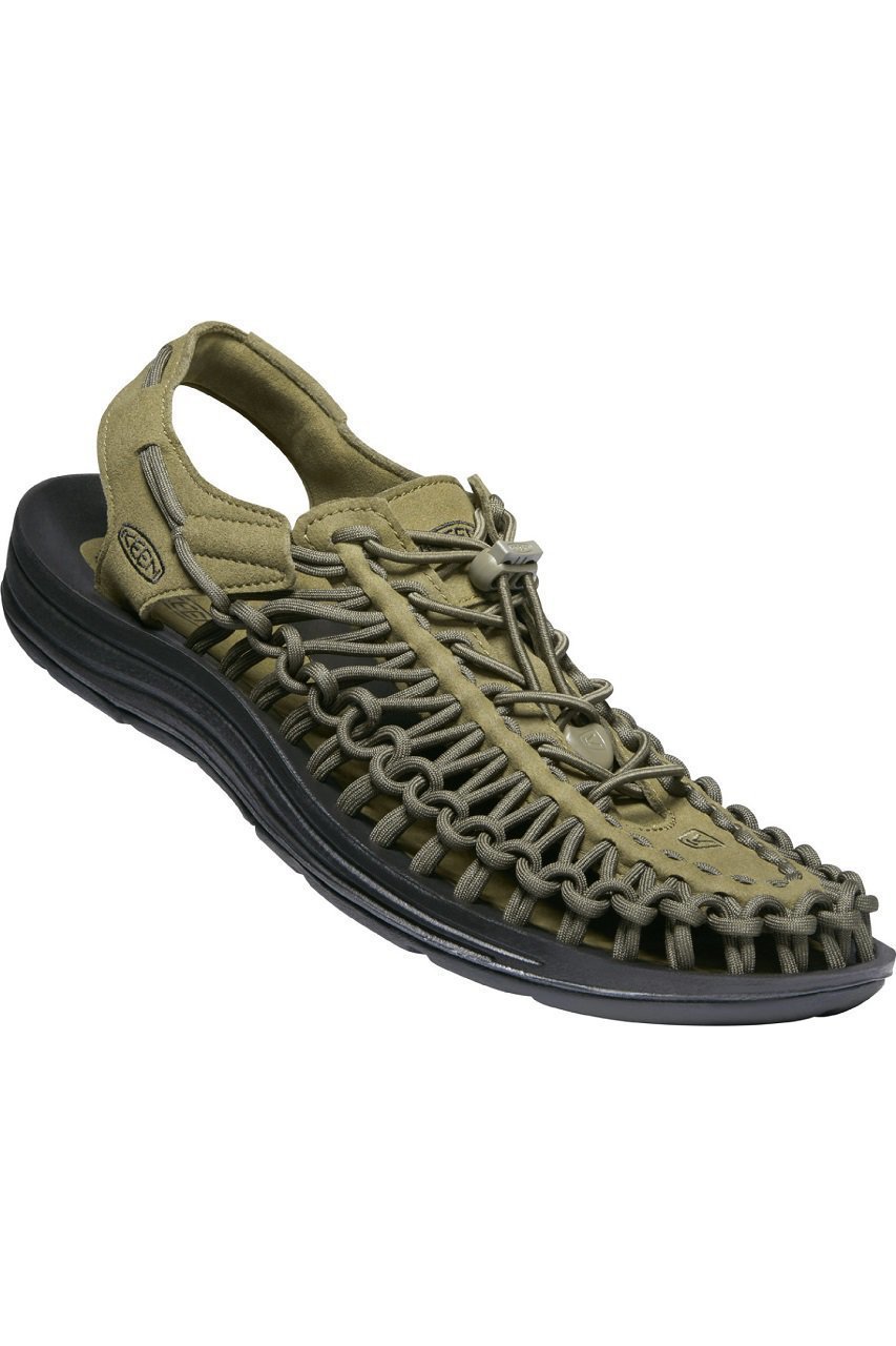 【キーン/KEEN / MEN】の【MEN】ユニーク インテリア・キッズ・メンズ・レディースファッション・服の通販 founy(ファニー) 　ファッション　Fashion　メンズファッション　Fashion for Men　サンダル　Sandals, Summer Shoes　スニーカー　Sneakers, Trainers　フィット　Fit, Slim Fit　ラウンド　Round, Round Neck　Dark Olive/Black|ID: prp329100004887720 ipo3291000000036497220