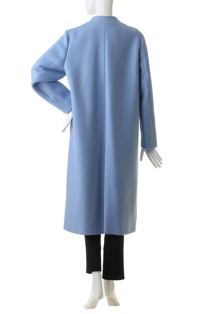 【ベイジ,/BEIGE,】のPASSY(パッシー)/ノーカラーロングコート 人気、トレンドファッション・服の通販 founy(ファニー) 　ファッション　Fashion　レディースファッション　Fashion for Women　アウター　Coat / Outerwear Collection　コート・ロングコート・ピーコート　Long Coats, Peacoats & More　スタイリッシュ　Stylish, Fashionable　ストレート　Straight, Straight Cut　ロング　Long, Long-Length　エレガント 上品　Elegant　other-4|ID: prp329100004887771 ipo3291000000036498077