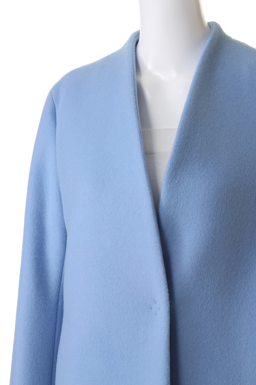 【ベイジ,/BEIGE,】のPASSY(パッシー)/ノーカラーロングコート 人気、トレンドファッション・服の通販 founy(ファニー) 　ファッション　Fashion　レディースファッション　Fashion for Women　アウター　Coat / Outerwear Collection　コート・ロングコート・ピーコート　Long Coats, Peacoats & More　スタイリッシュ　Stylish, Fashionable　ストレート　Straight, Straight Cut　ロング　Long, Long-Length　エレガント 上品　Elegant　other-5|ID: prp329100004887771 ipo3291000000036498079