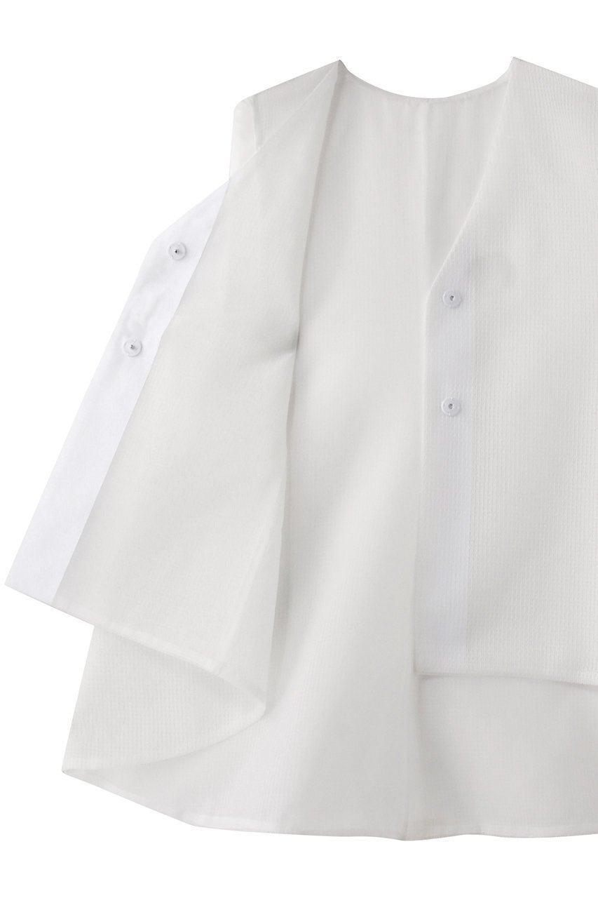 【ヒューエルミュージアム/hueLe Museum】の【hLM】メッシュジレ 人気、トレンドファッション・服の通販 founy(ファニー) 　ファッション　Fashion　レディースファッション　Fashion for Women　アウター　Coat / Outerwear Collection　レディースジャケット・軽アウター　Jackets　シンプル　Simple, Minimal　ジャケット　Jacket, Outerwear　トレンド　Trend, Trending Now　ベスト　Vest, Waistcoat　メッシュ　Mesh, Net Fabric　夏　Summer　other-6|ID: prp329100004887800 ipo3291000000036498528