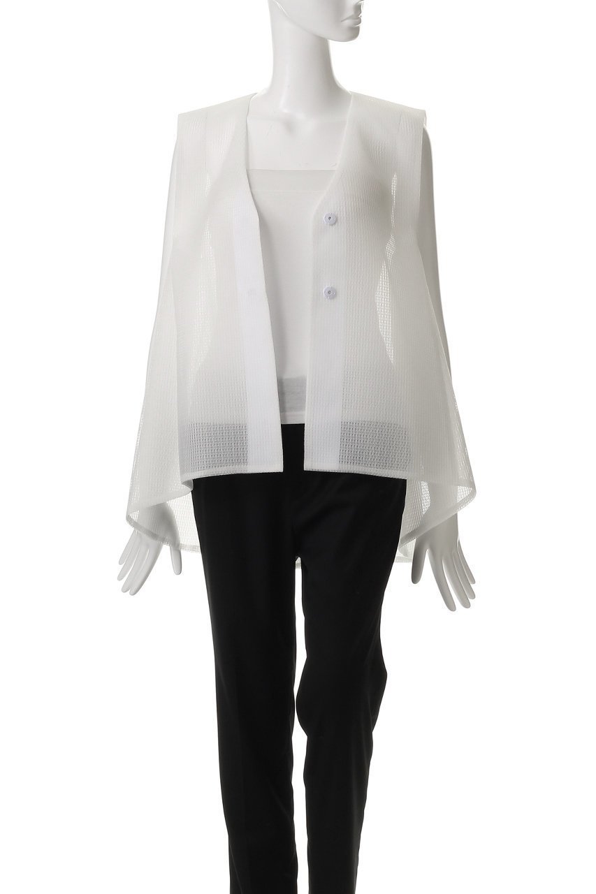 【ヒューエルミュージアム/hueLe Museum】の【hLM】メッシュジレ 人気、トレンドファッション・服の通販 founy(ファニー) 　ファッション　Fashion　レディースファッション　Fashion for Women　アウター　Coat / Outerwear Collection　レディースジャケット・軽アウター　Jackets　シンプル　Simple, Minimal　ジャケット　Jacket, Outerwear　トレンド　Trend, Trending Now　ベスト　Vest, Waistcoat　メッシュ　Mesh, Net Fabric　夏　Summer　other-7|ID: prp329100004887800 ipo3291000000036498530