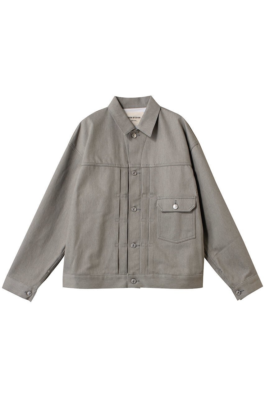 【セブン バイ セブン/SEVEN BY SEVEN / MEN】の【MEN】1ST TYPE コットンピケジャケット インテリア・キッズ・メンズ・レディースファッション・服の通販 founy(ファニー) 　ファッション　Fashion　メンズファッション　Fashion for Men　おすすめ　Recommended / Our Picks　ジャケット　Jacket, Outerwear　スラックス　Slacks, Dress Pants　セットアップ　Set-Up, Coordinated Outfit　デニム　Denim, Jeans Material　バランス　Balance, Style Balance　ワイド　Wide, Wide Fit　今季　This Season, Current Season　吸水　Absorbent, Quick-Dry　定番　Standard, Basic Item　グレー|ID: prp329100004887806 ipo3291000000036498601