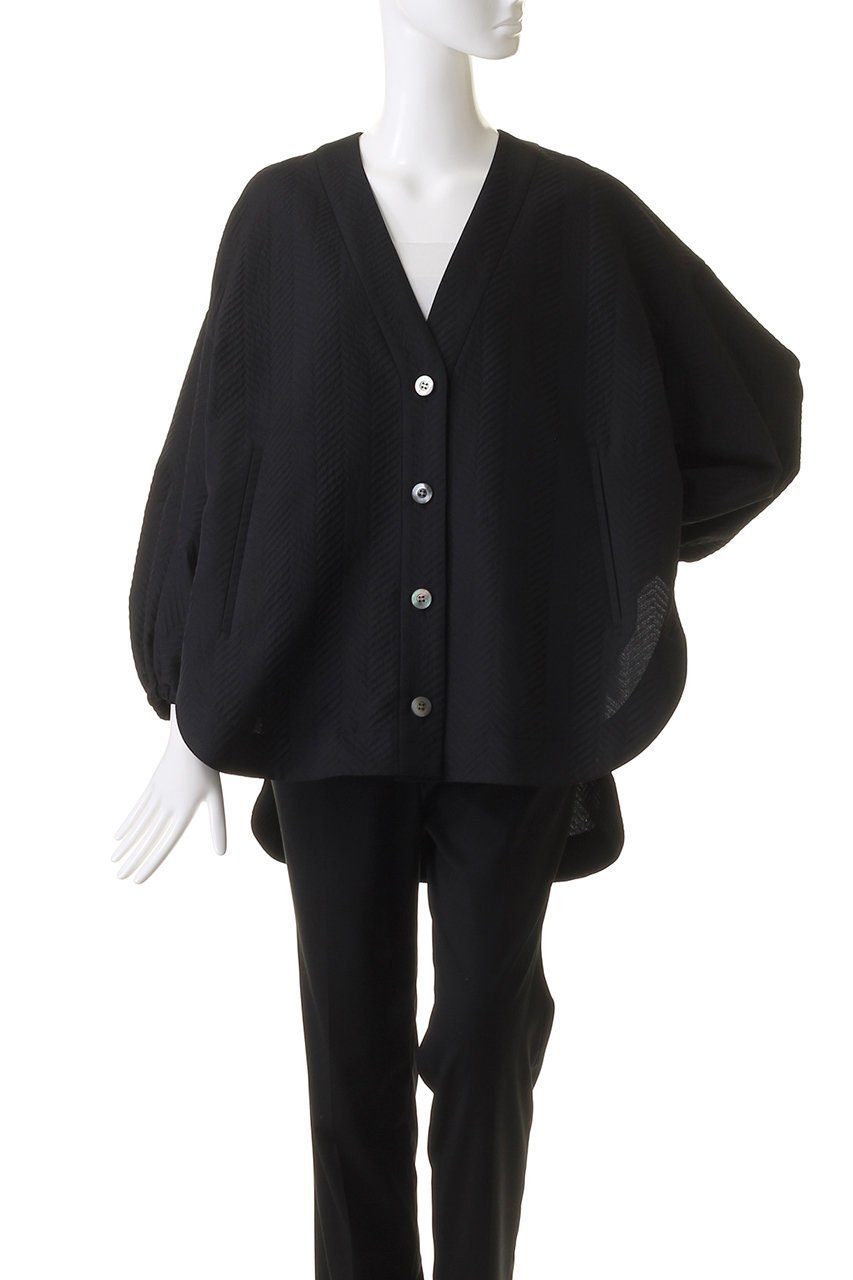 【ル フィル/LE PHIL】のへリンボンジャカードジャケット 人気、トレンドファッション・服の通販 founy(ファニー) 　ファッション　Fashion　レディースファッション　Fashion for Women　アウター　Coat / Outerwear Collection　レディースジャケット・軽アウター　Jackets　カーディガン　Cardigan, Knitwear　シアー　Sheer, See-Through　ジャカード／ジャガード　Jacquard, Woven Pattern　ジャケット　Jacket, Outerwear　スリット　Slit, Slit Detail　スリーブ　Sleeve, Long Sleeve / Short Sleeve　夏　Summer　春　Spring　S/S・春夏　SS, Spring/Summer, Warm Season　other-2|ID: prp329100004887823 ipo3291000000036498992